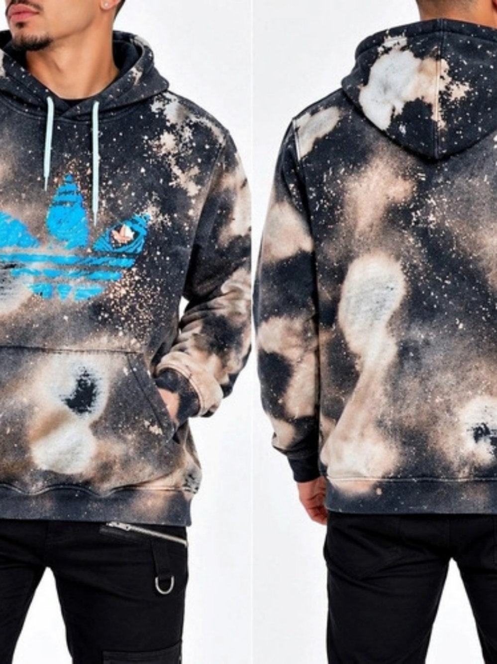 Adidas Trifol Acid Wash Custom Hoodie
